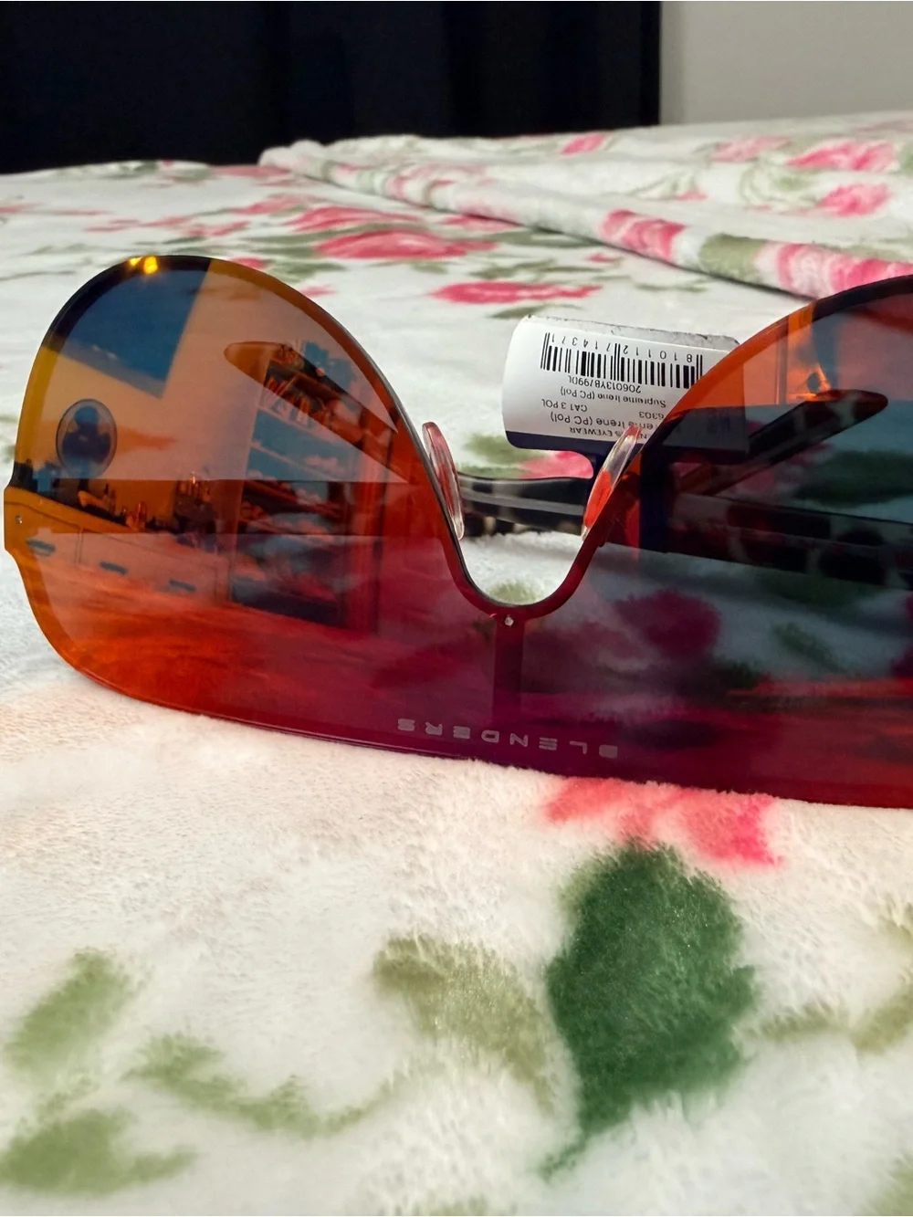 Blenders Men’s Amber-Gradient Shield Sunglasses